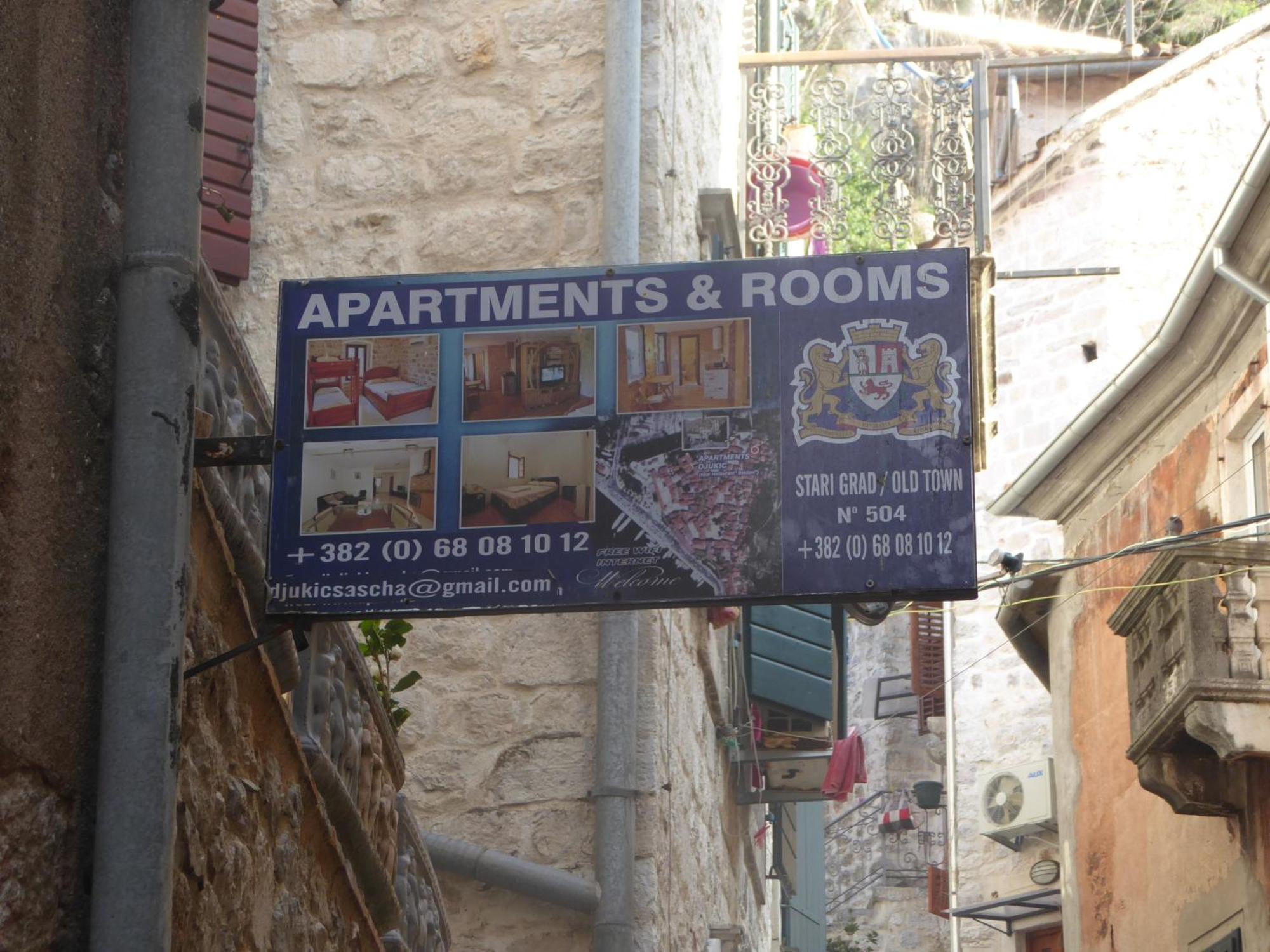 Apartments Dukic Kotor Luaran gambar